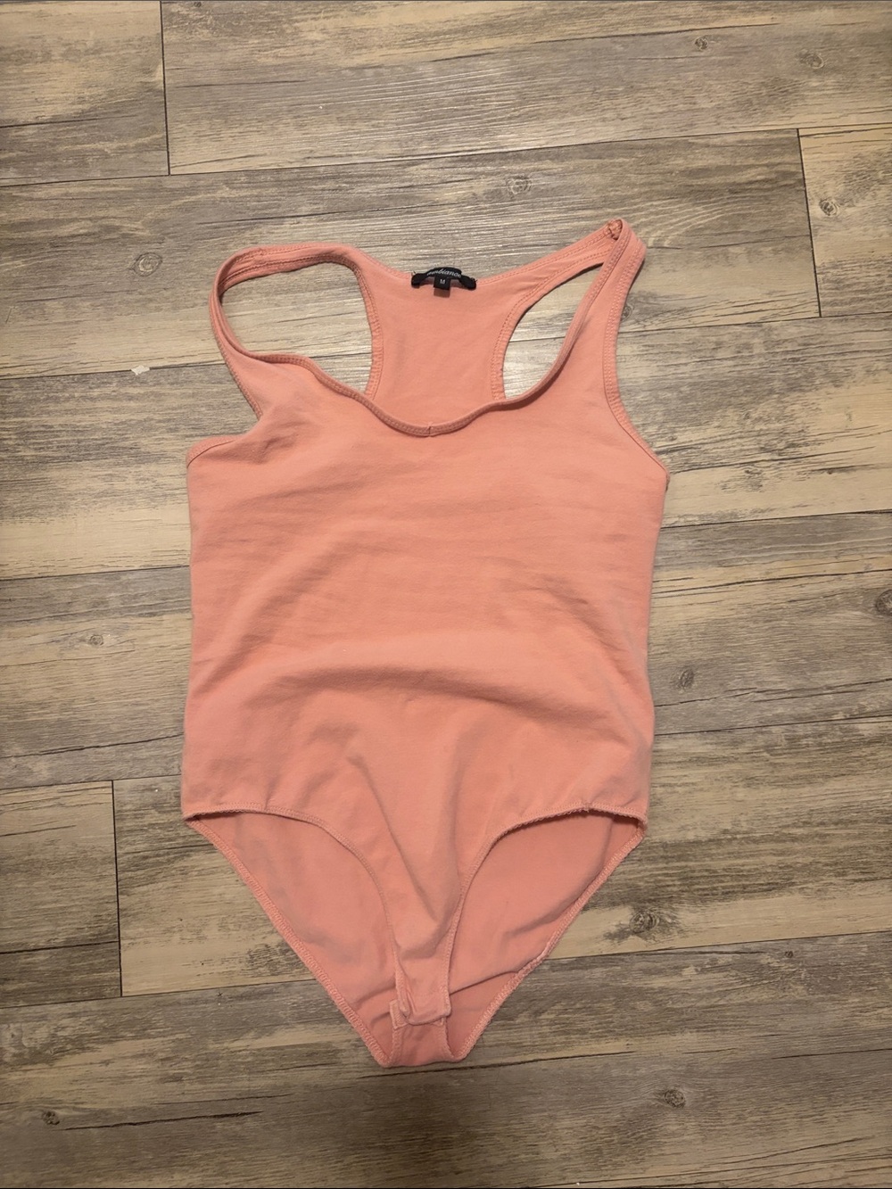 Ambiance Dusty Rose Racerback Tank Bodysuit
